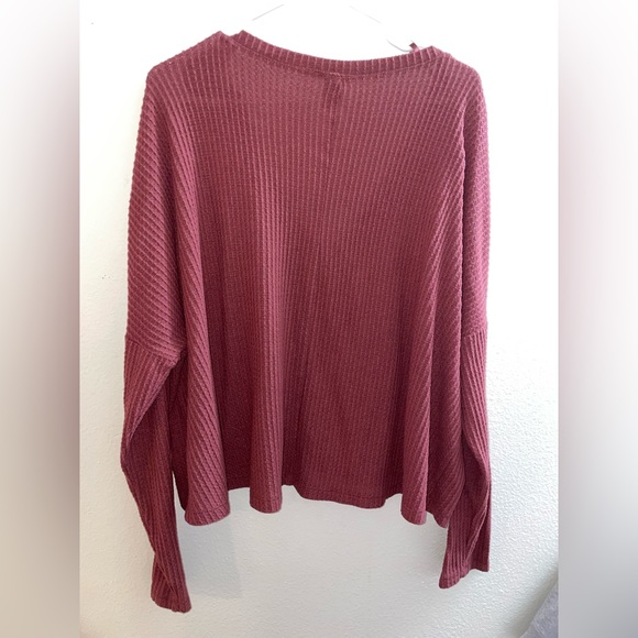 Pink Button Up Sweater - Picture 3 of 5